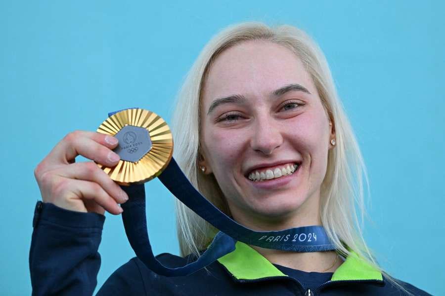 Janja Garnbret: 50 oros en Copa del Mundo